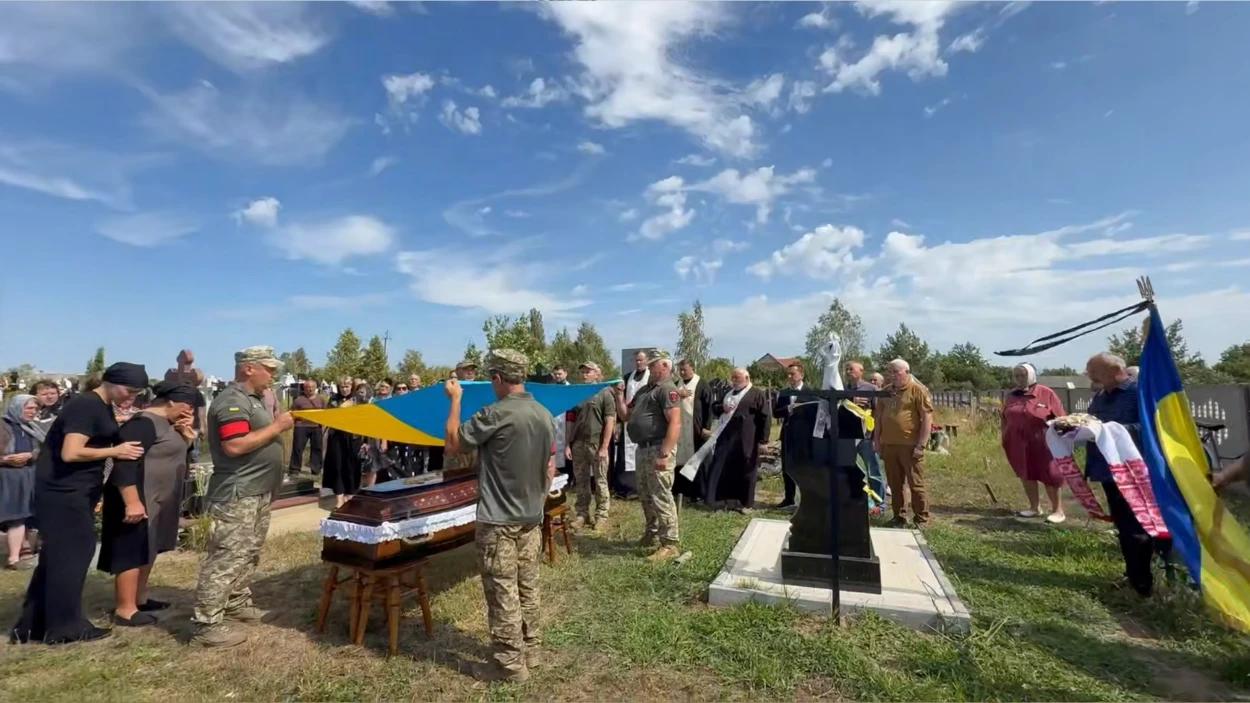 Прощання із захисником.