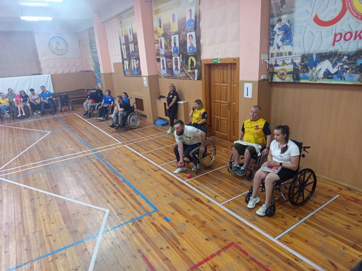 Спортсмени під час змагань.