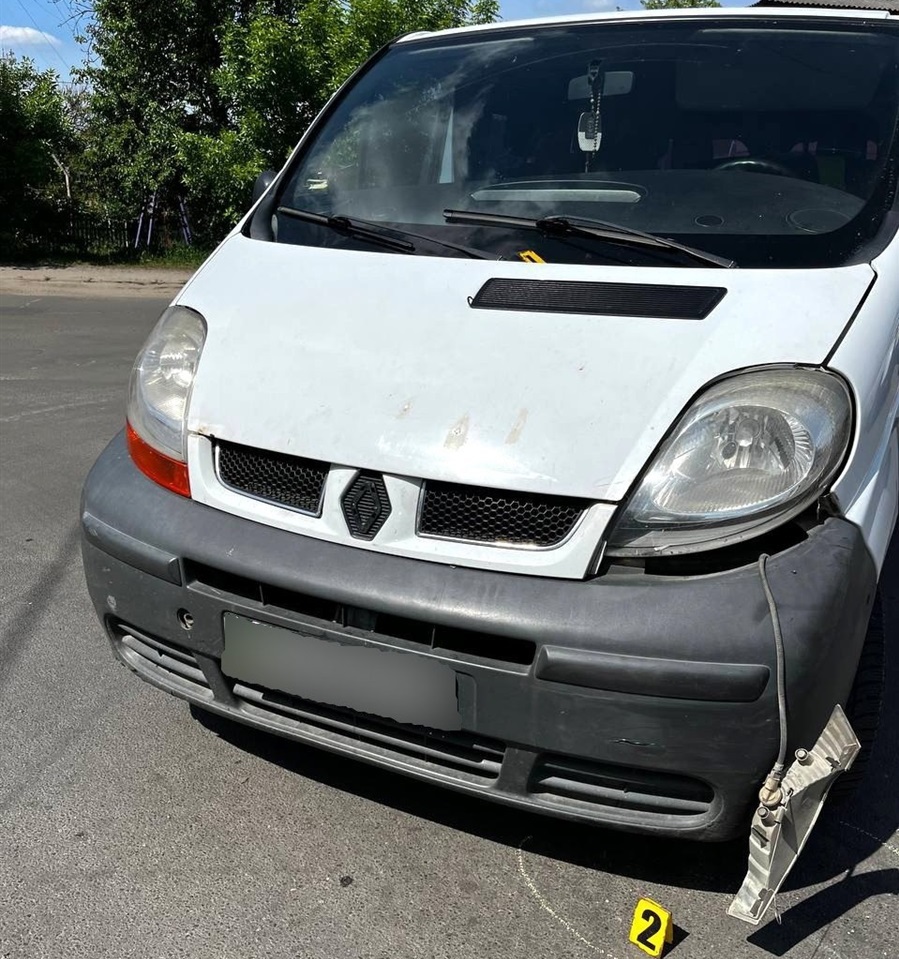 Авто, що потрапило в ДТП.