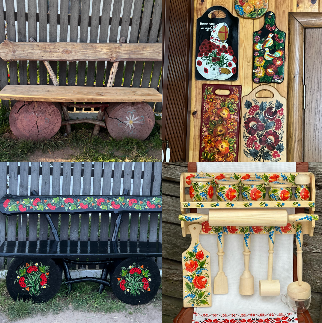 Петриківський розпис у виконанні Ганни.