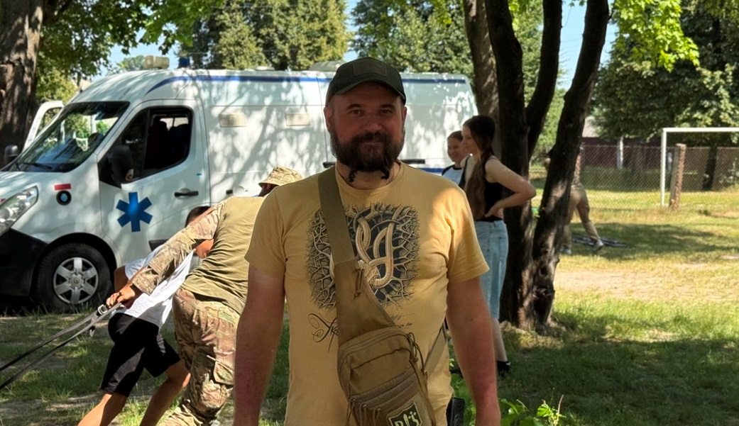 Засновник громадянської ініціативи «Поліська Січ» Микола Ляхович.