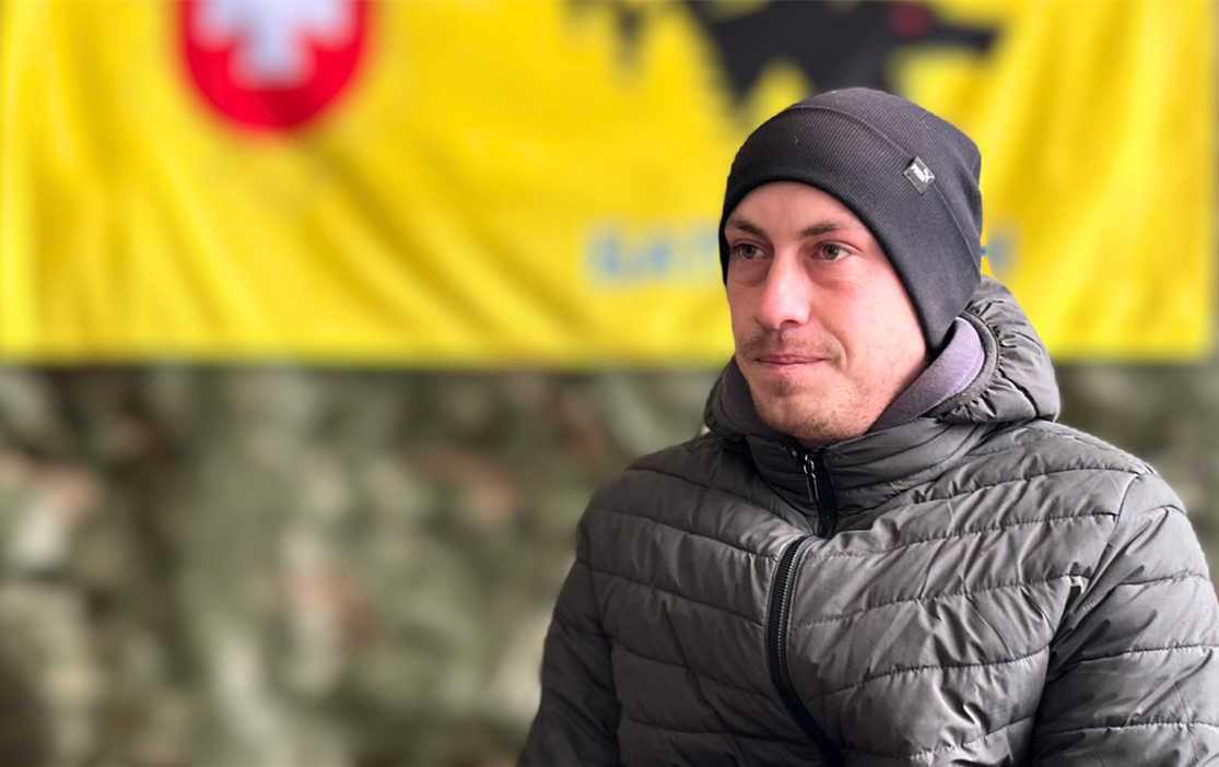 Військовослужбовець Богдан Цуман.
