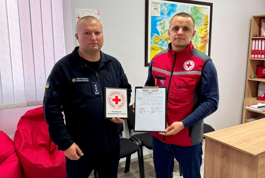 Сарненський Червоний Хрест та ДСНС Сарненщини підписали меморандум про співпрацю.