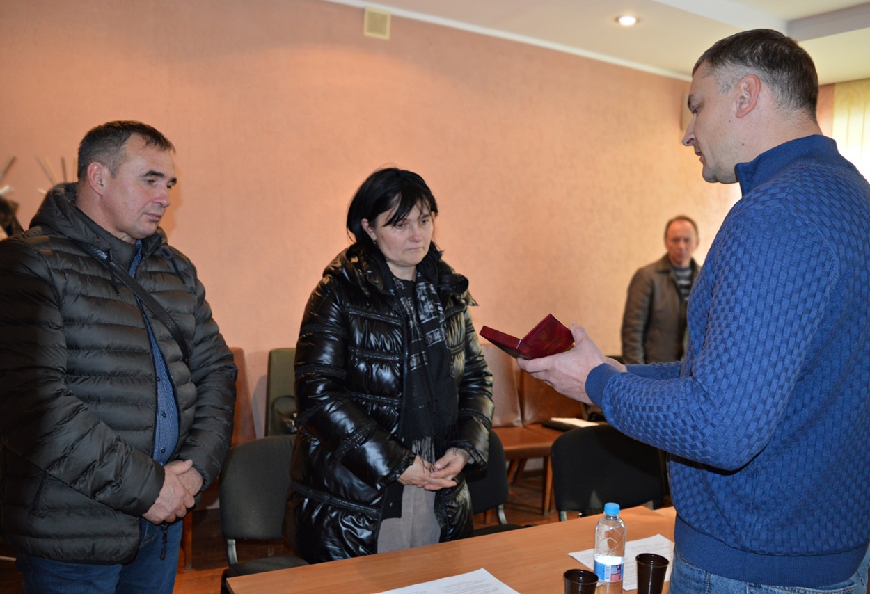 Вручення Ордену.
