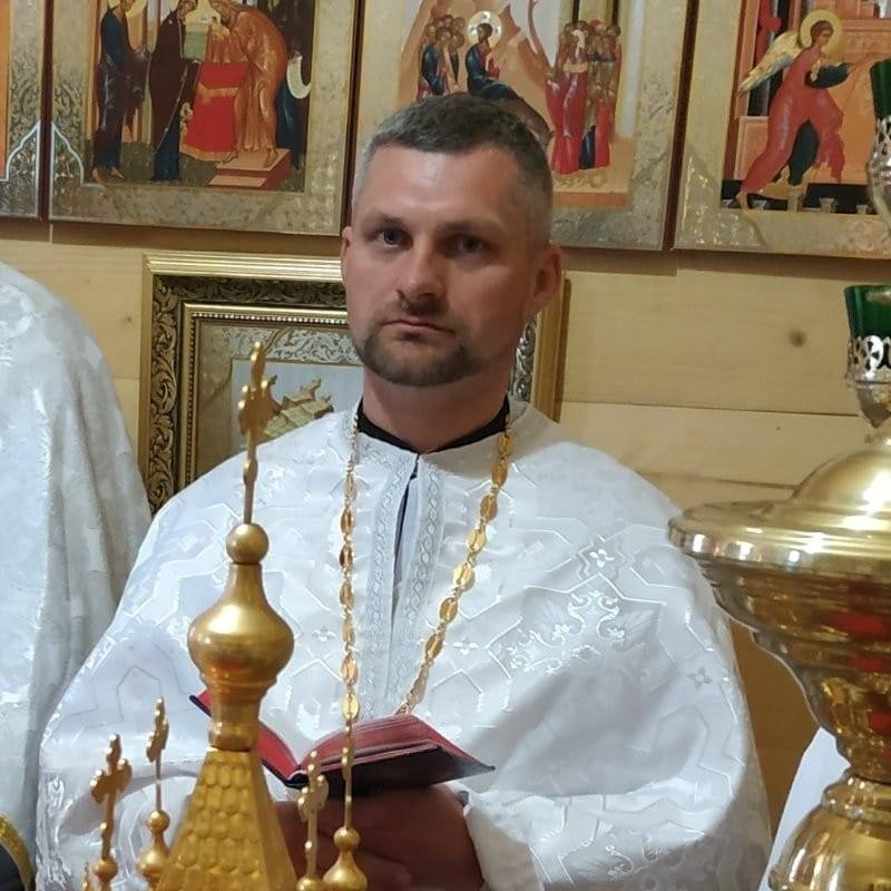 Віталій Коврига, настоятель храму на честь Почаївської ікони Божої Матері.