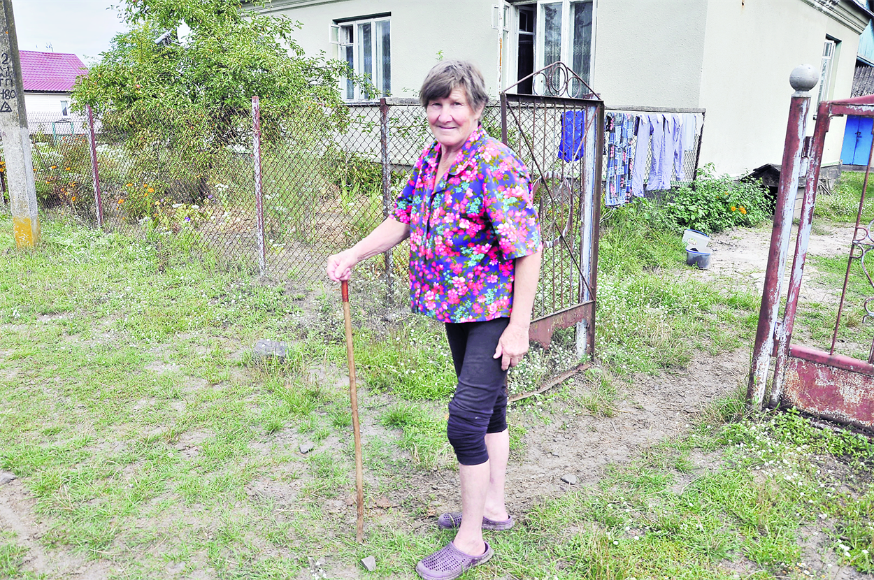 Надія Гецько працювала на фермі.