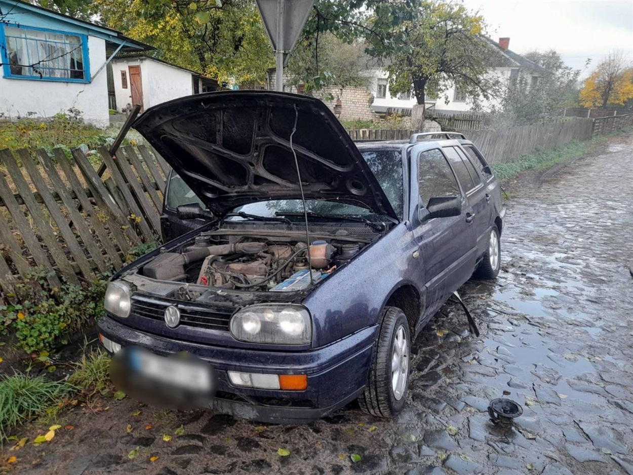 пожежа авто степань