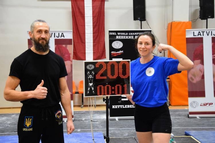 Іван Макаренко та Оксана Рабош на Чемпіонаті в Латвії.