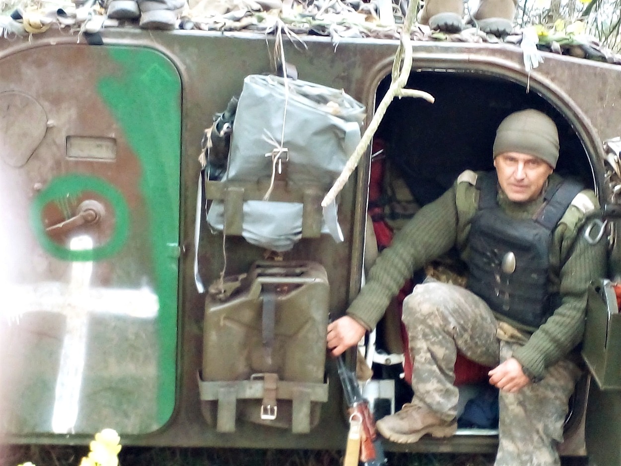 Володимир Краснік на службі.