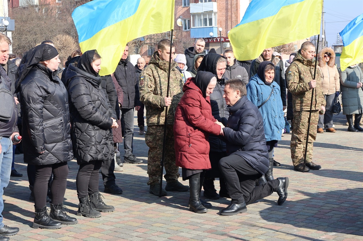 Рідні загиблого Героя.