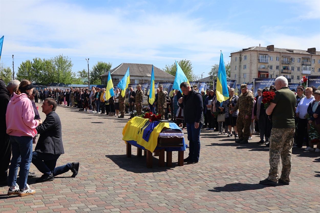 Прощання з воїном.