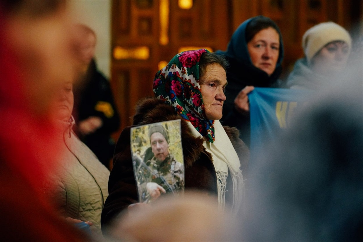 Створений на Сарненщині «Рушник надії» освятили у Свято-Воскресенському соборі