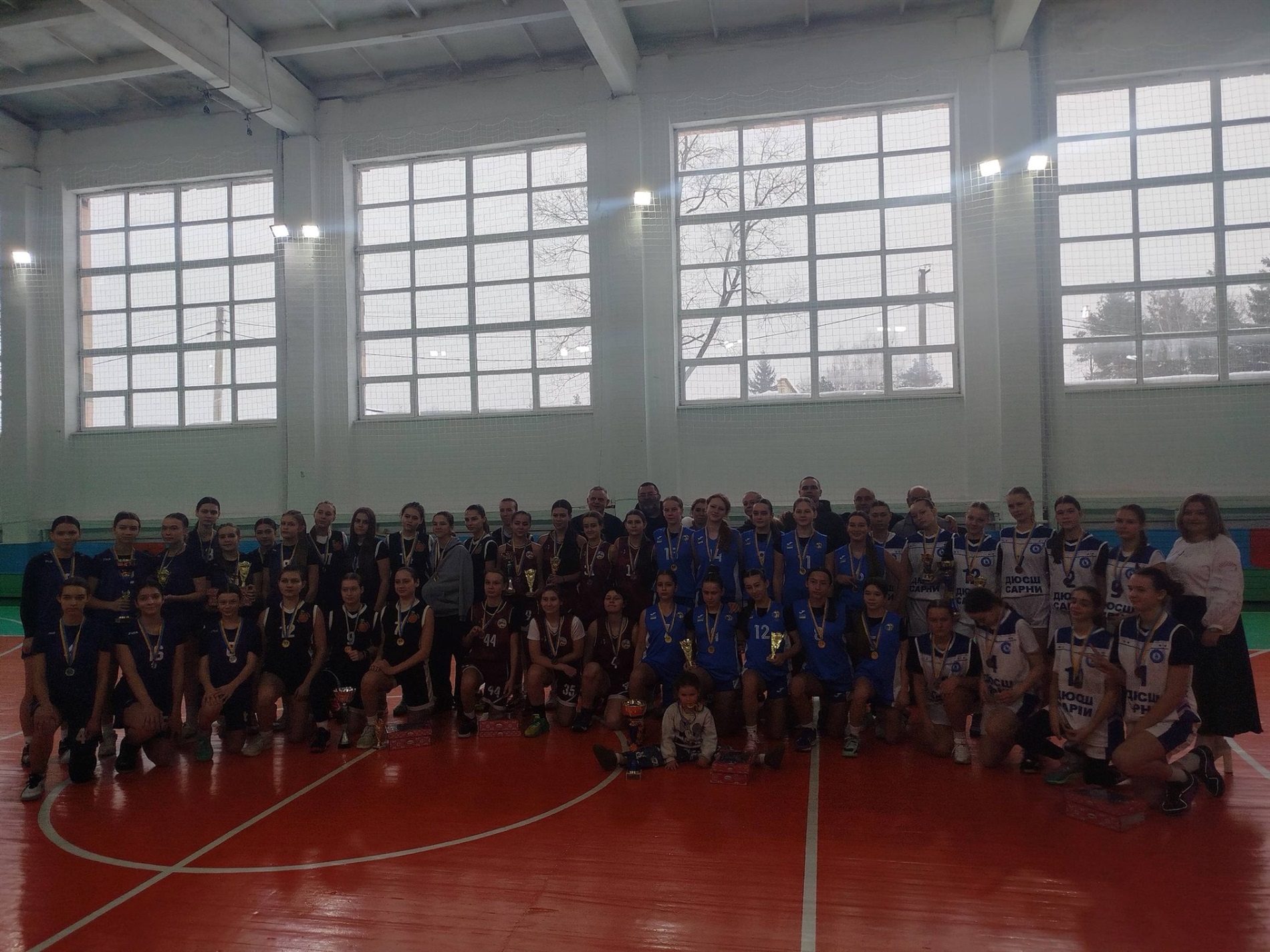 Юні баскетболістки з Сарн виграли бронзу на Всеукраїнських змаганнях