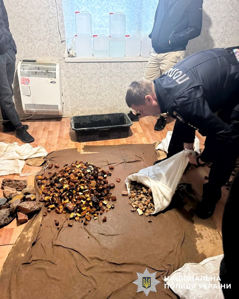 Бурштиновий бізнес на близько два мільйони: на Рівненщині викрили схему нелегального заробітку