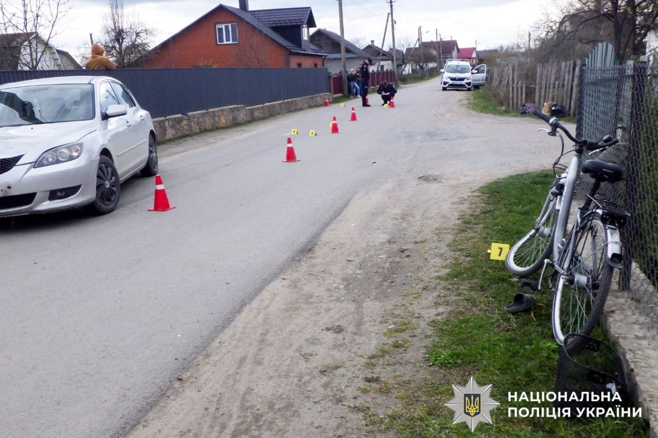 На Сарненщині водійка збила 11-річного велосипедиста: він у лікарні
