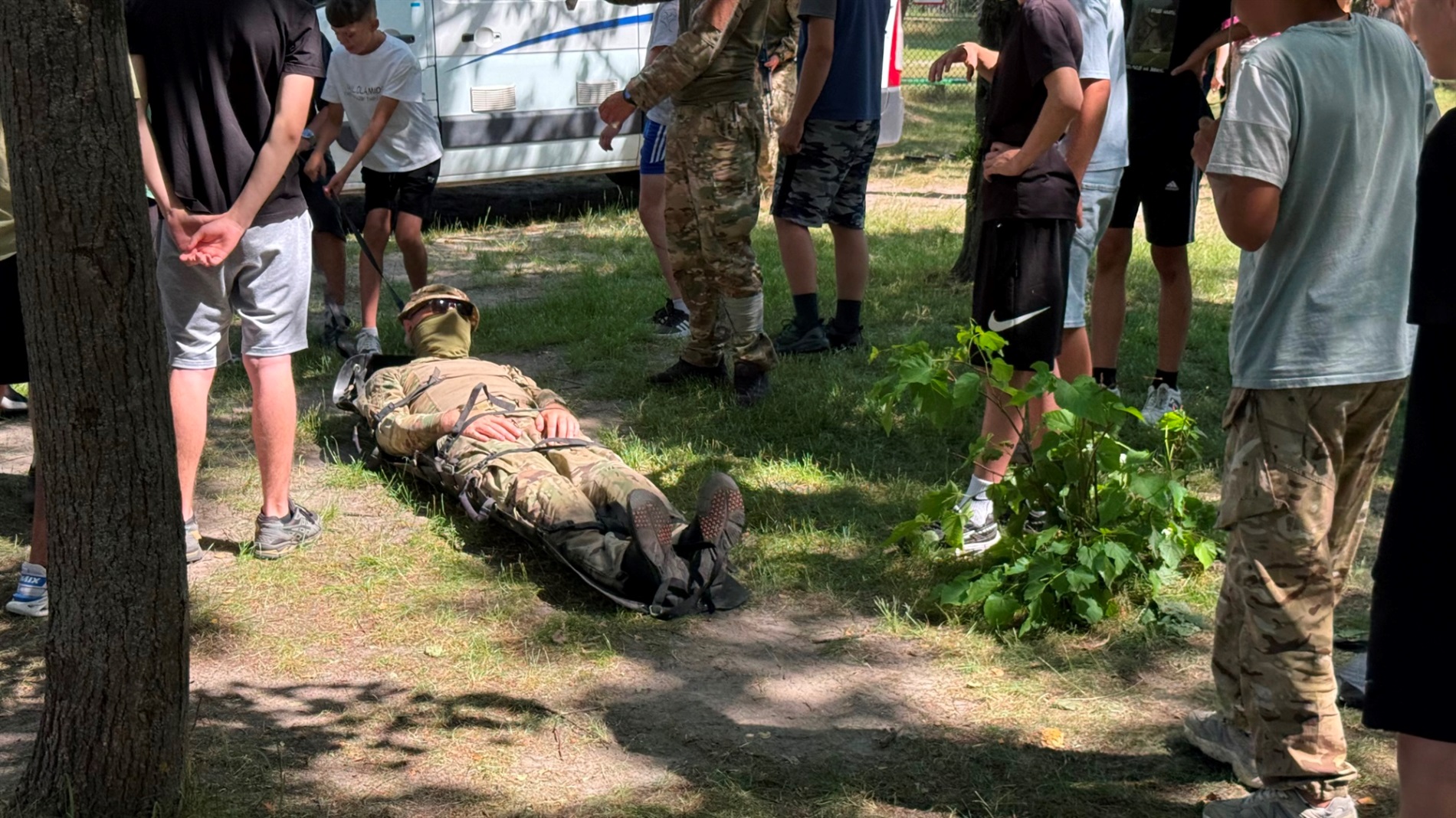 Дрони, такмед і мінна безпека: у Немовичах понад 50 школярів пройшли вишкіл «Воїн-Вовкулака»