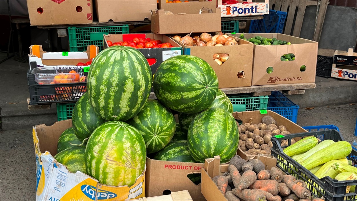 Кавуни, які продає пан Віктор.